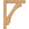 Ekena Millwork Imperial Block Smooth Bracket w/ Offset Brace, Western Red Cedar, 5 1/2"W x 26"D x 34"H BKT0604X26X34IMP05SWR - alternate 3